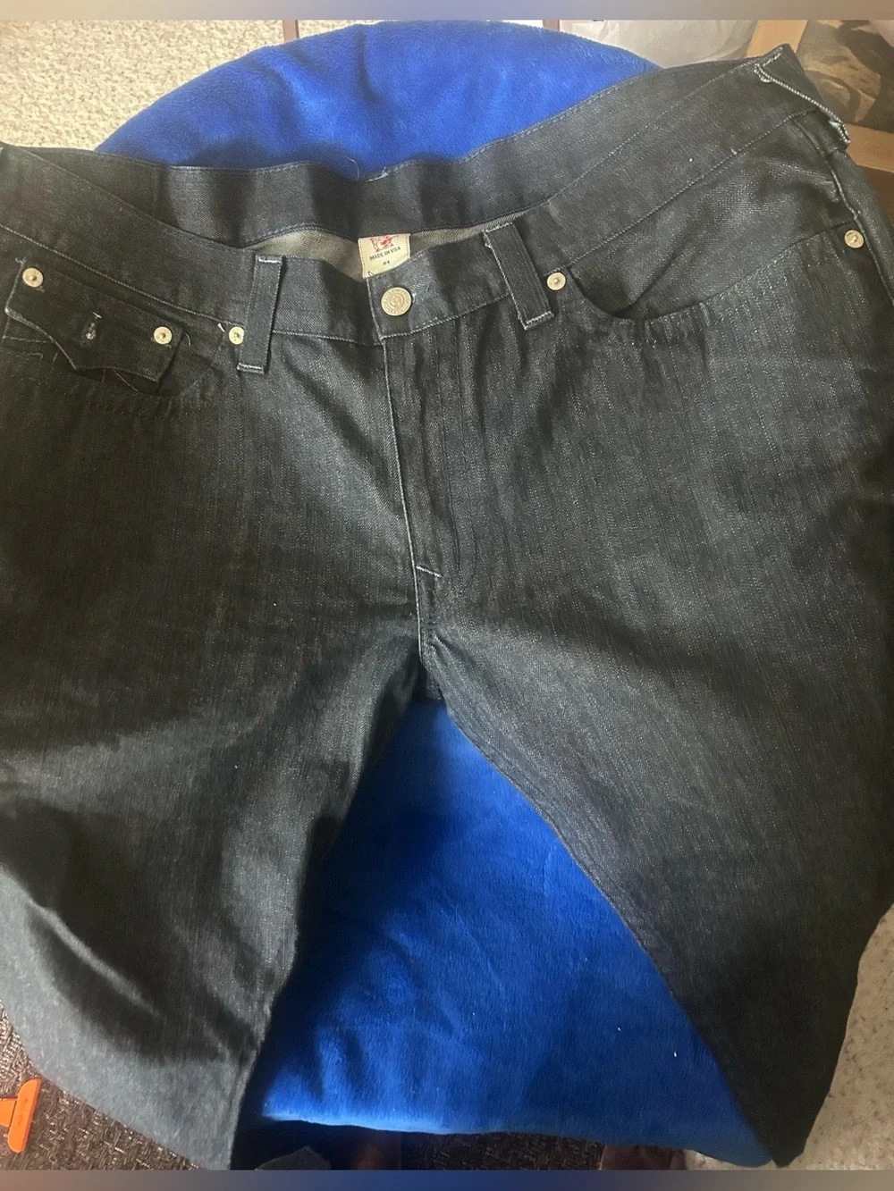 True Religion Men's Dark Blue Straight Jeans, World Tour Edition!
